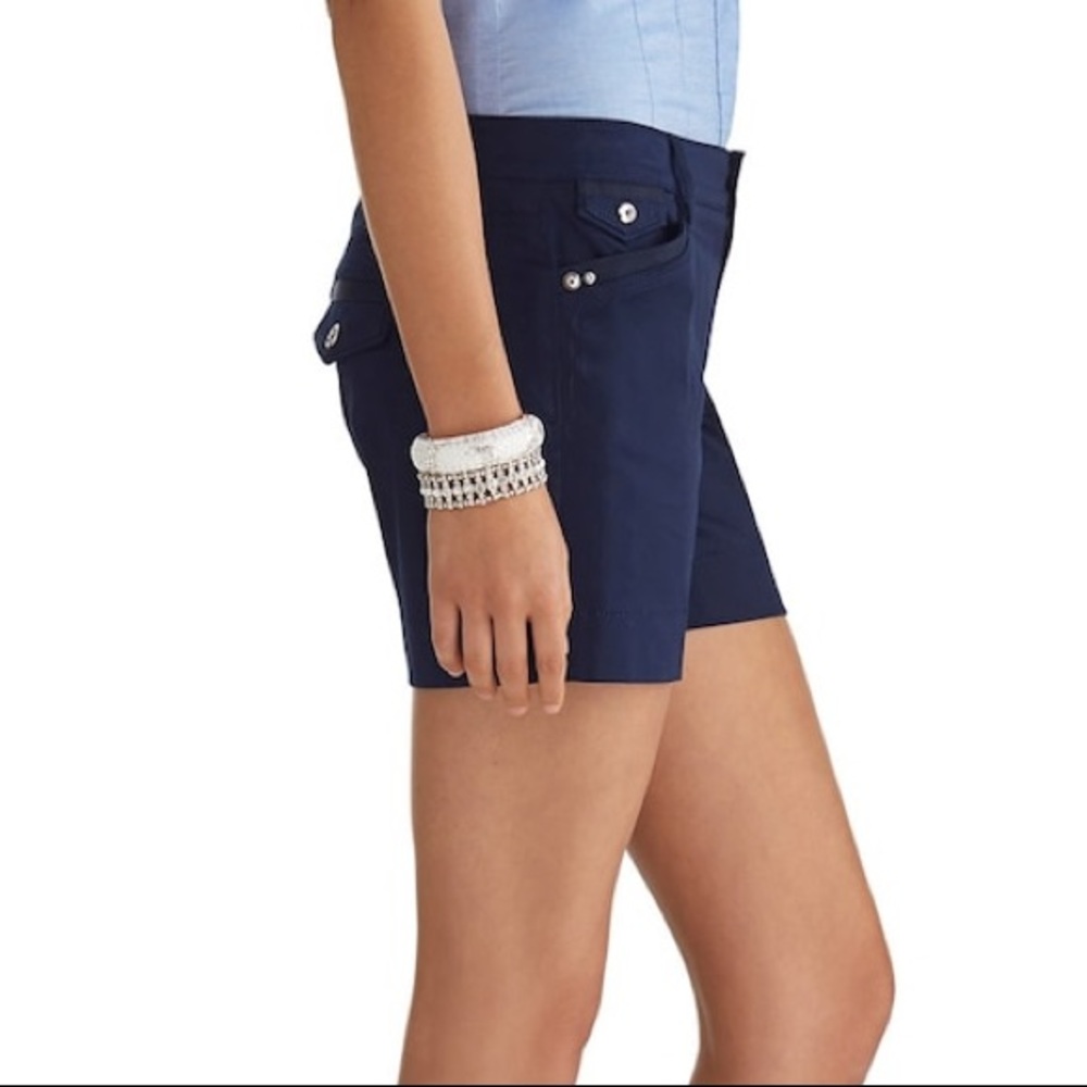 White House Black Market- Navy Short Size 6